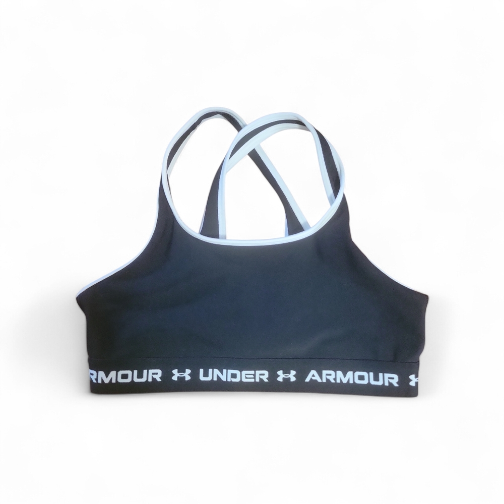 Under Armour Black and White Sports Bra